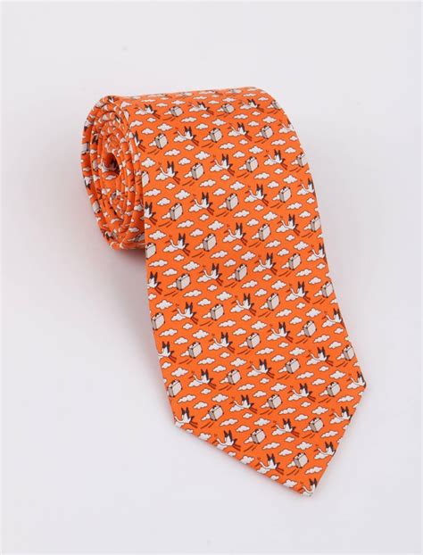 hermes bird tie|hermes fabric ties.